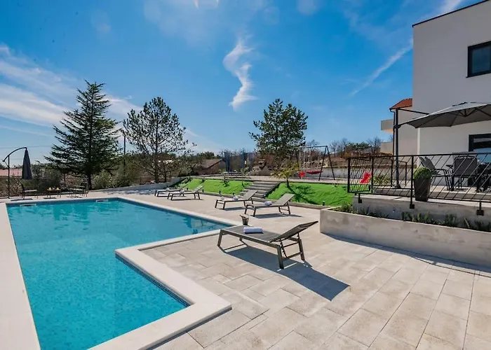 Villa Karin-New,55M2 Pool,Playground,Amazing View,